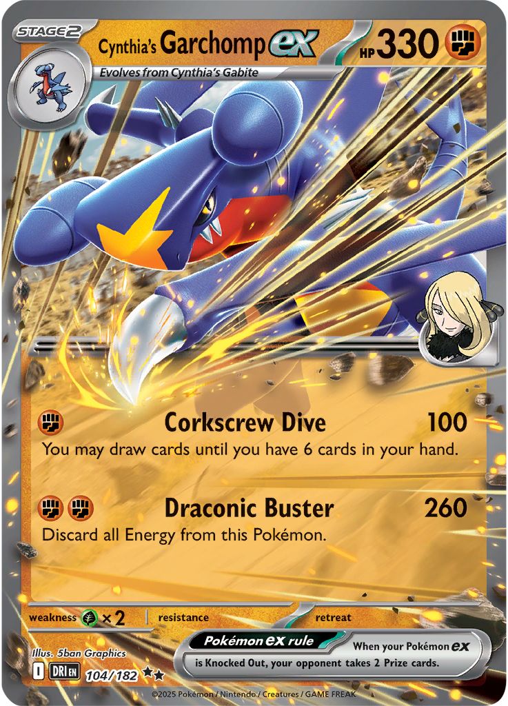 Cynthia's Garchomp ex